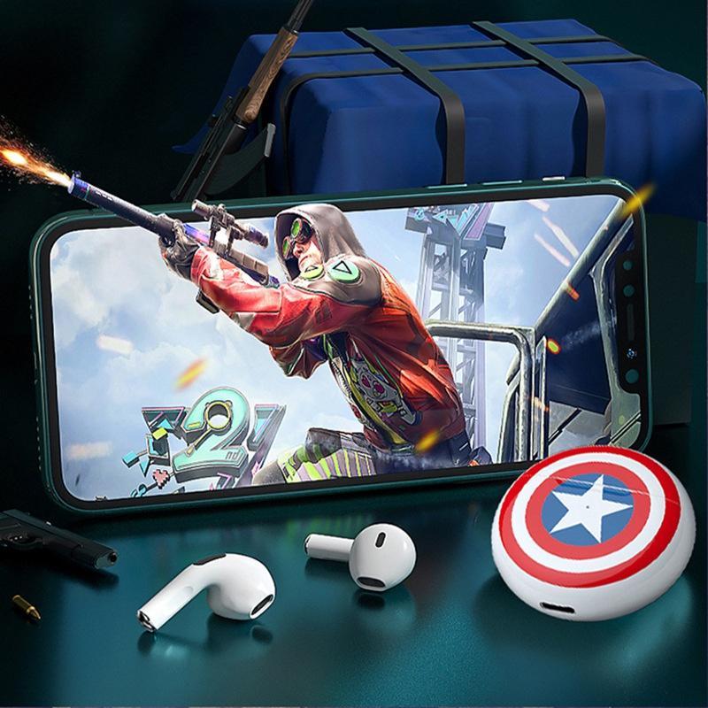 Disney Tai Nghe Bluetooth 5.0 Không Dây Chống Nước Có Mic Cảm Ứng