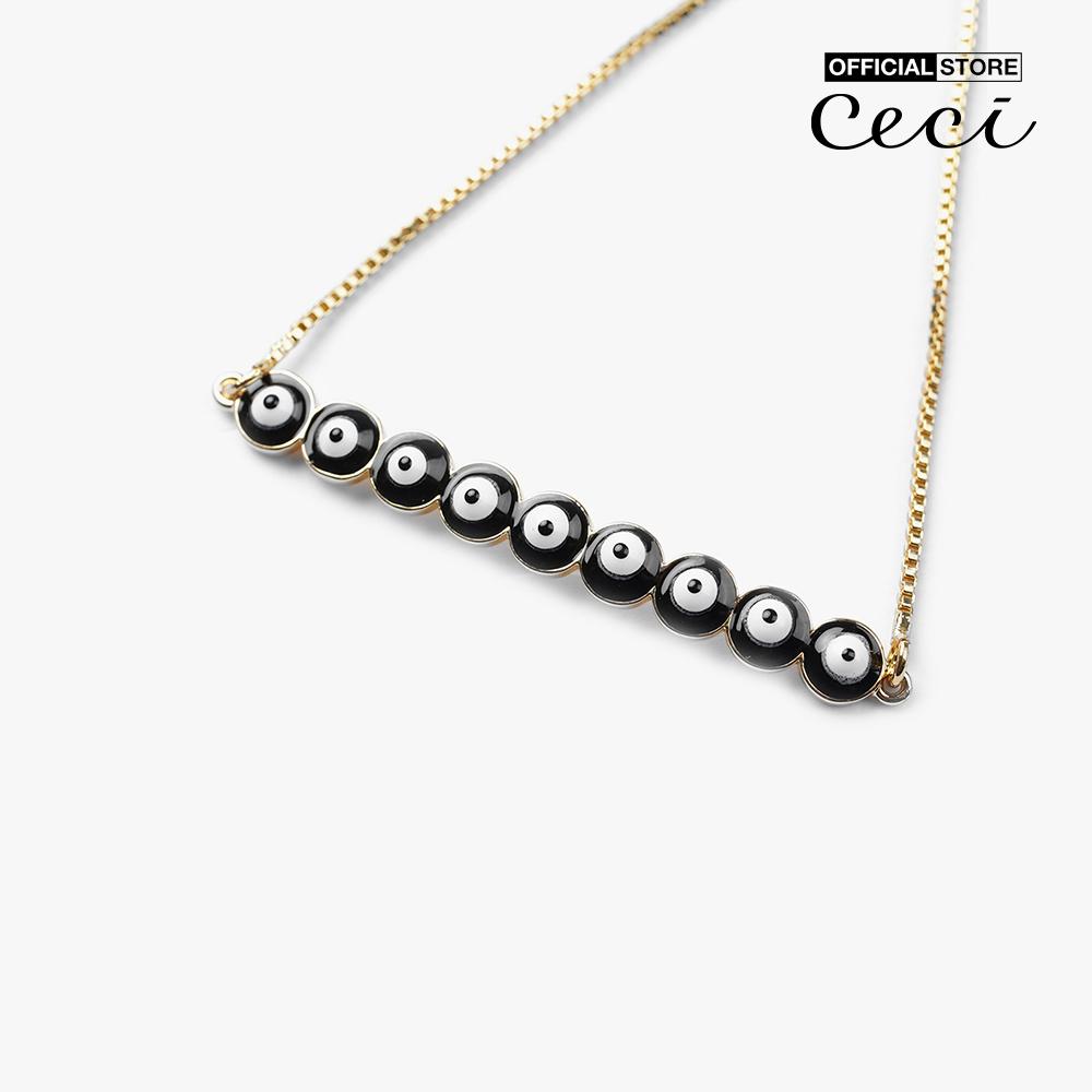 CECI - Vòng đeo tay nữ dây mảnh phối thiết kế độc đáo CC3-01000078-01