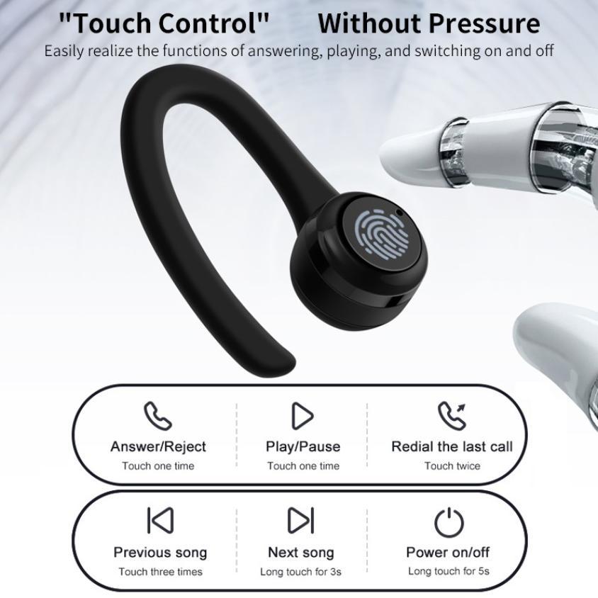 TWS Bluetooth 5.0 Tai Nghe Tai Nghe Sạc Hộp Tai Nghe Không Dây Thể Thao Chống Thấm Nước Tai Nghe Nhét Tai Tai Nghe Có Micro Bán