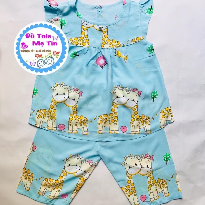 Đồ tôn(lanh) size 8(19-21kg) lửng bé gái - ib shop gửi màu còn