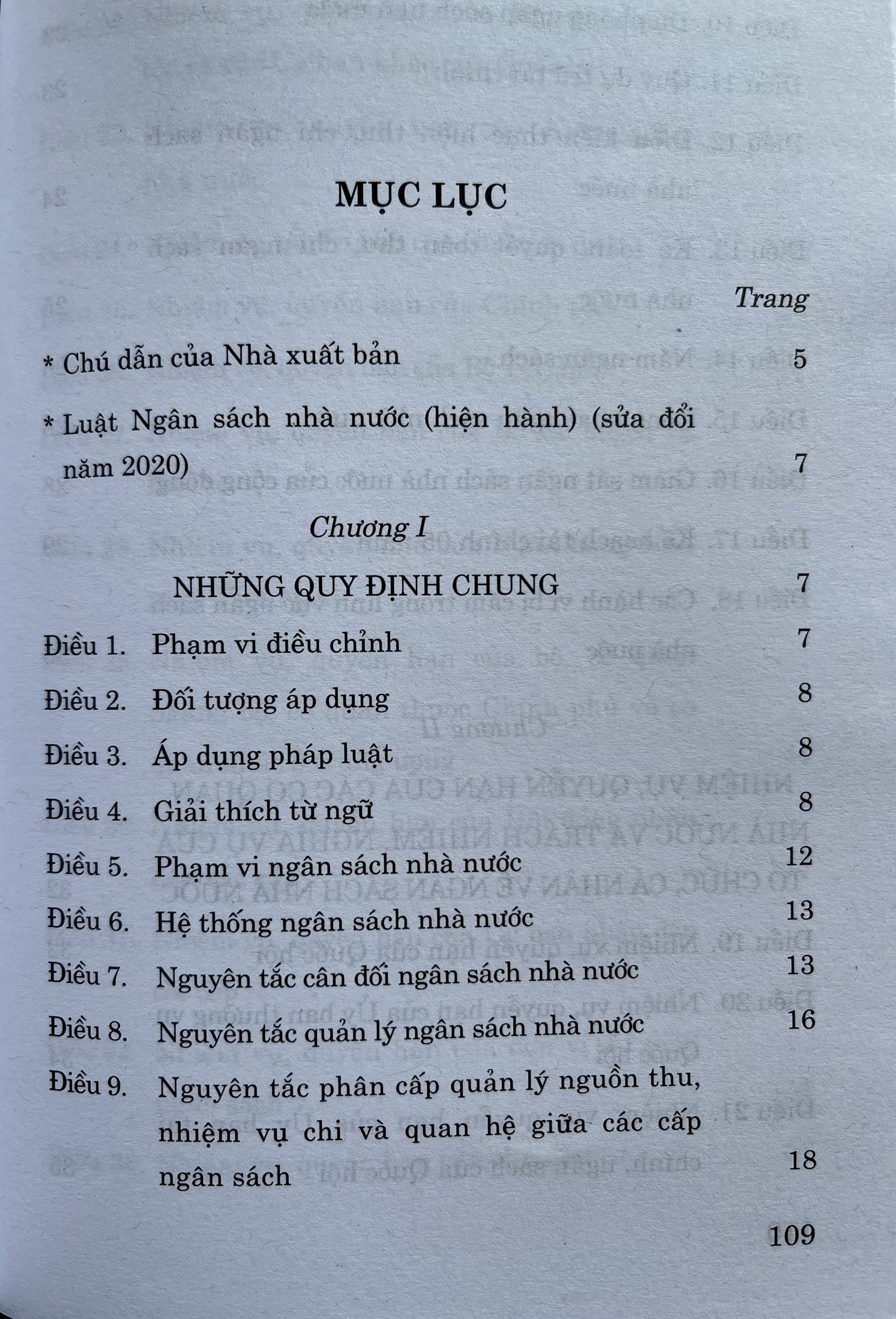 Luật Ngân Sách Nhà Nước