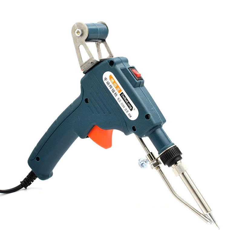 Mỏ Hàn Thiếc Tự Động Đẩy 60W – Loại Xịn, Mũi Thẳng, Mẫu Mới Hàn Cực Nhanh