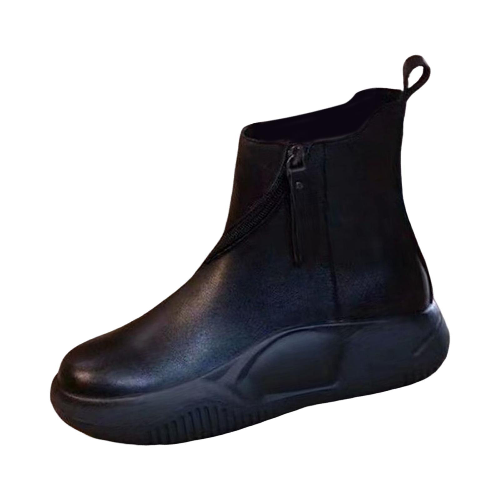 Comfortable Short Boots Women Shoes Ankle Boots with Zipper for Women Gifts