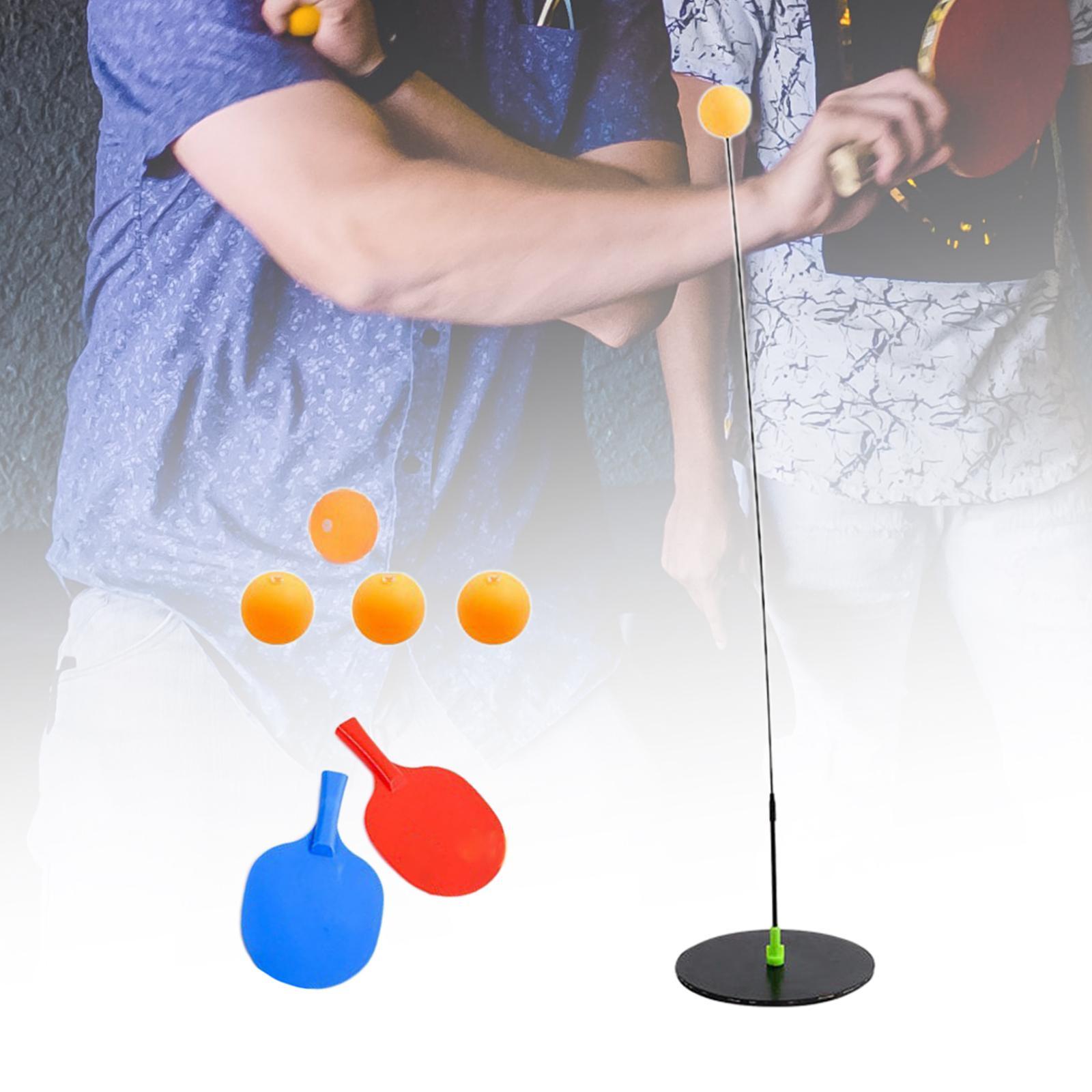 Children Table Tennis Trainer Set  Pong Paddles and Balls Set Sports