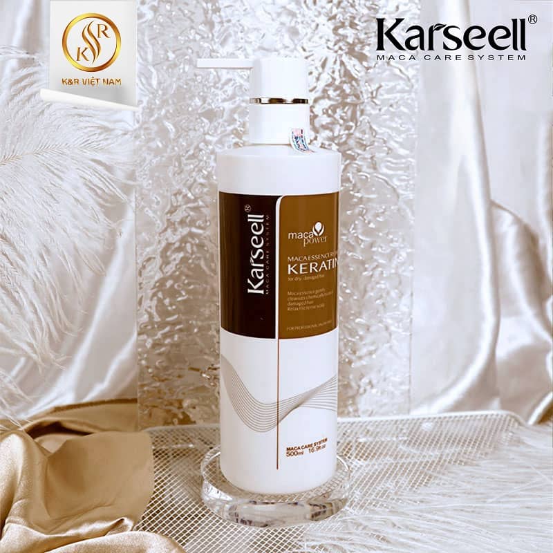 Phục hồi Keratin tóc nát (kem) – Karseell Maca – 500ml