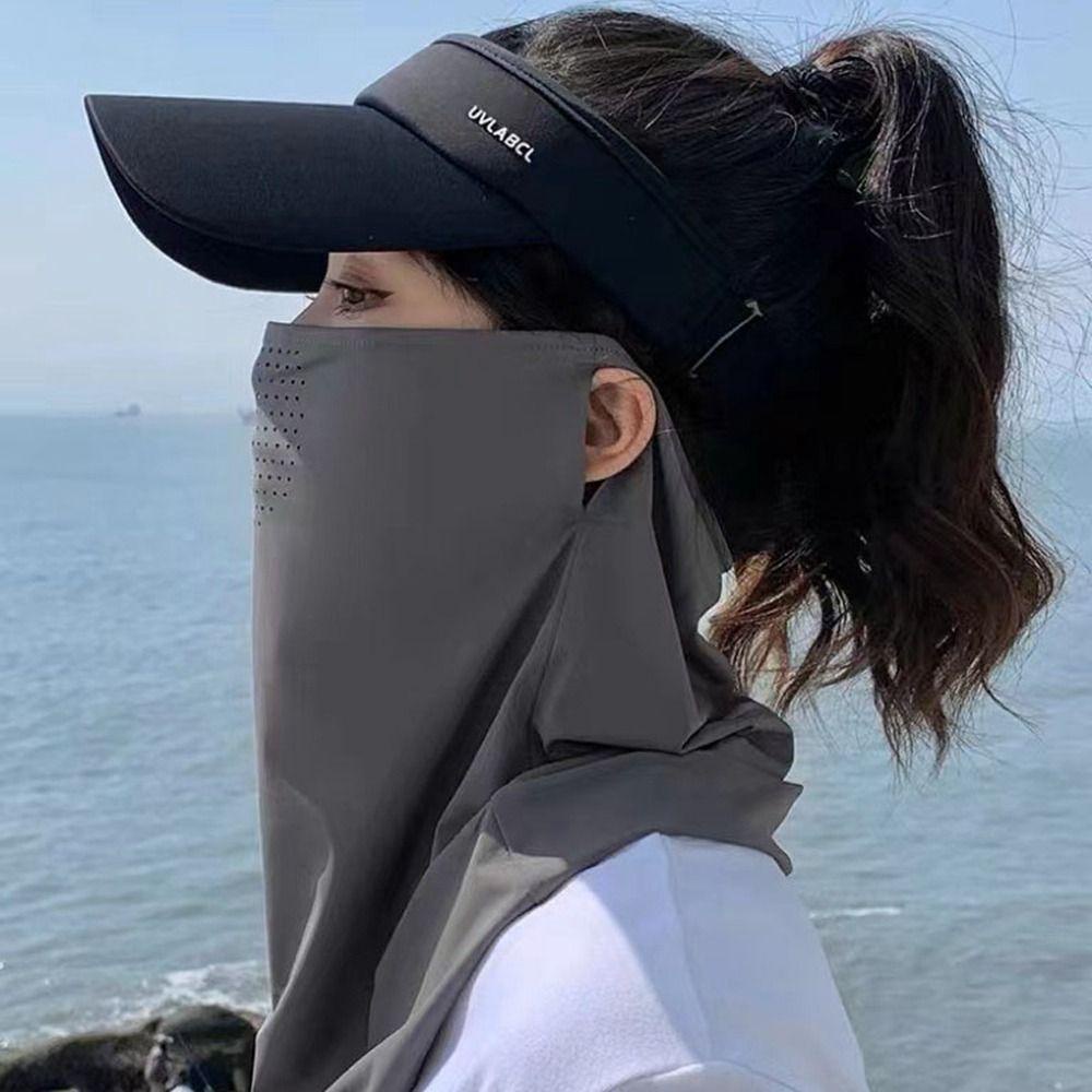 Khẩu trang băng lụa chống nắng cao cấp, khẩu trang nam nữ, chống tia UV, chống bụi, UPF50+, Hàng chính hãng