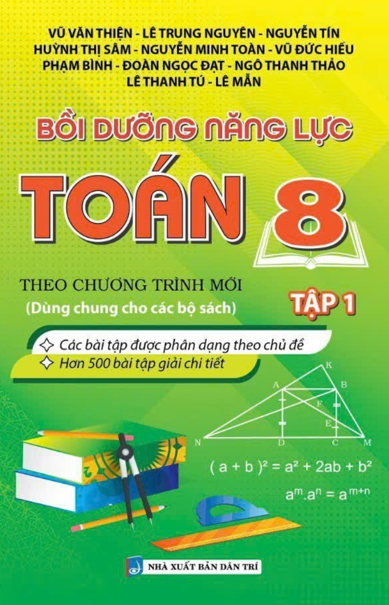 Bồi Dưỡng Năng Lực Toán 8 - Tập 1 _KV