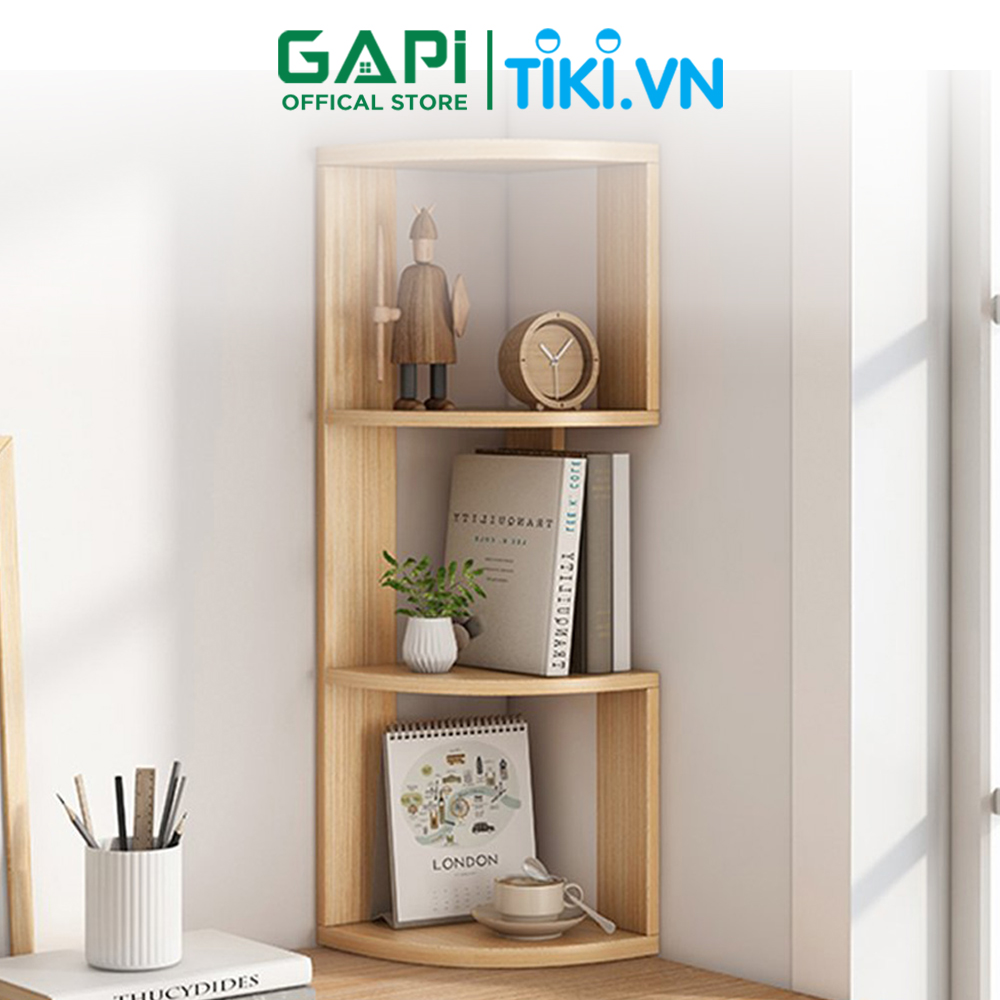 Kệ Sách, Kệ Decor GAPI Đa Năng Để Bàn Để Sàn Chất Liệu Gỗ MDF Phủ ...