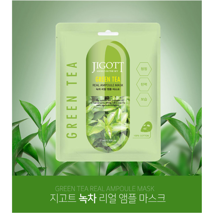Mặt nạ dưỡng da Trà Xanh - JIGOTT