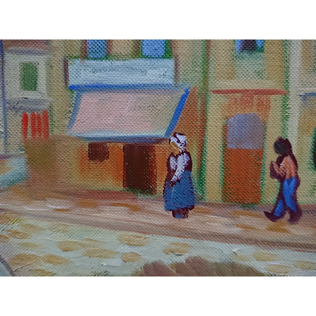Tranh Sơn Dầu Vẽ Tay - Ký Ức Vàng 30x40cm