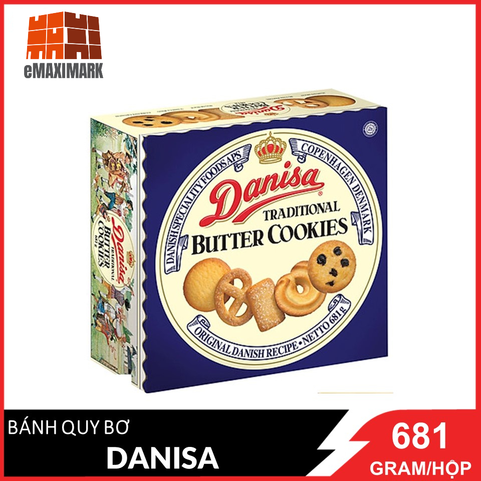 Bánh quy bơ Danisa Size lớn Hộp 681g (date mới)