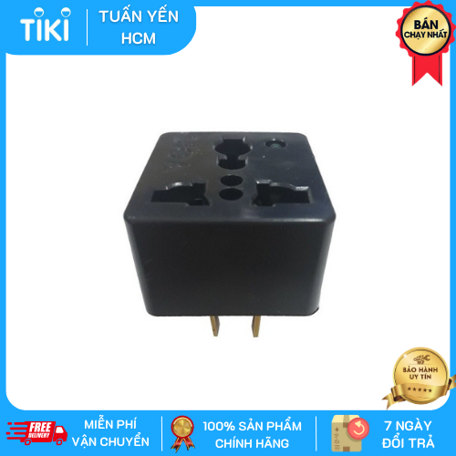 Phích ổ cắm đa năng LiOA chuyển 3 chân thành 2 chân 15A/220V Chân Tròn/Dẹt - Ổ điện chuyển đổi từ 3 chấu sang 2 chấu 