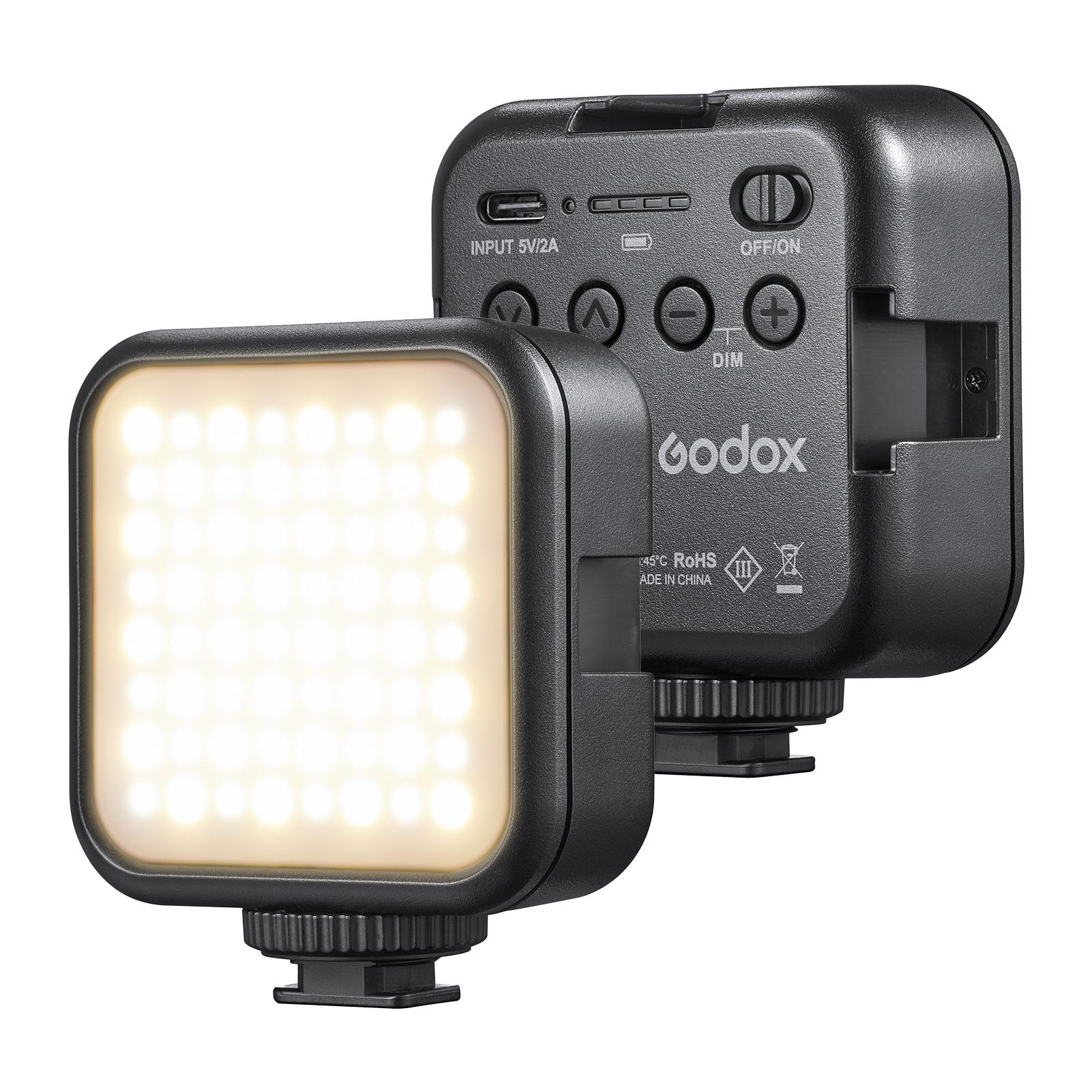Đèn LED trợ sáng Godox LITEMONS LED6Bi có thể sạc lại 3200K-6500K Hỗ trợ điều chỉnh