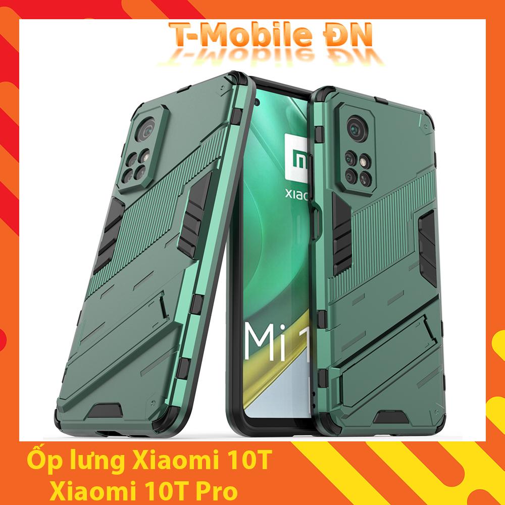 Ốp lưng cho Xiaomi Mi 10T Pro, Ốp chống sốc Iron Man PUNK cao cấp kèm giá đỡ cho Mi 10T Pro