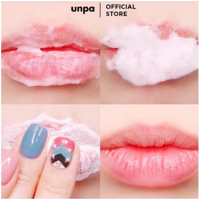 Combo 2 Sản Phẩm Giúp Dưỡng Môi Luôn Mềm Mại Unpa Bubi Bubi Lip (TTBC 10ml - Mặt Nạ Môi 9g)