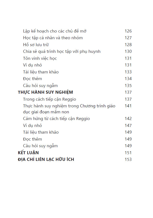 Sách Cẩm nang giáo dục mầm non theo cách tiếp cận Reggio
