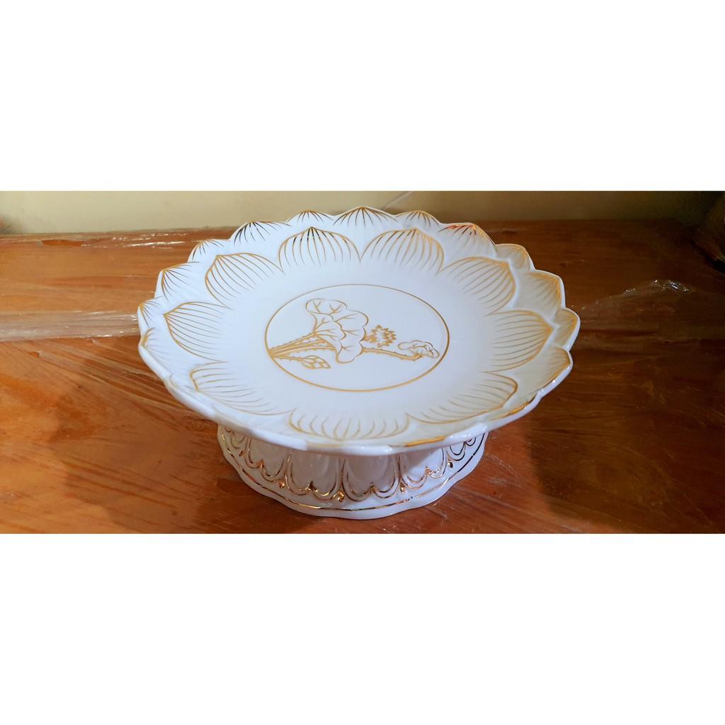 Đĩa sứ Bạch Ngọc Cao cấp 20cm