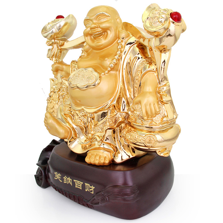 Tượng Phật Di Lặc Gánh Tụ Châu Vàng