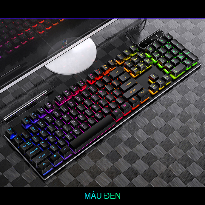 Bàn Phím Máy Tính Gaming RGB SIDOTECH V4 Dòng Bàn Phím Có Dây Chơi Game Chuyên Nghiệp Chế Độ LED RGB Cầu Vồng, Chống Nước, Gõ Phím Nhanh Chính Xác Thuộc Loại Bàn Phím Máy Tính Văn Phòng Gaming Esport Giá Rẻ - Hàng Chính Hãng