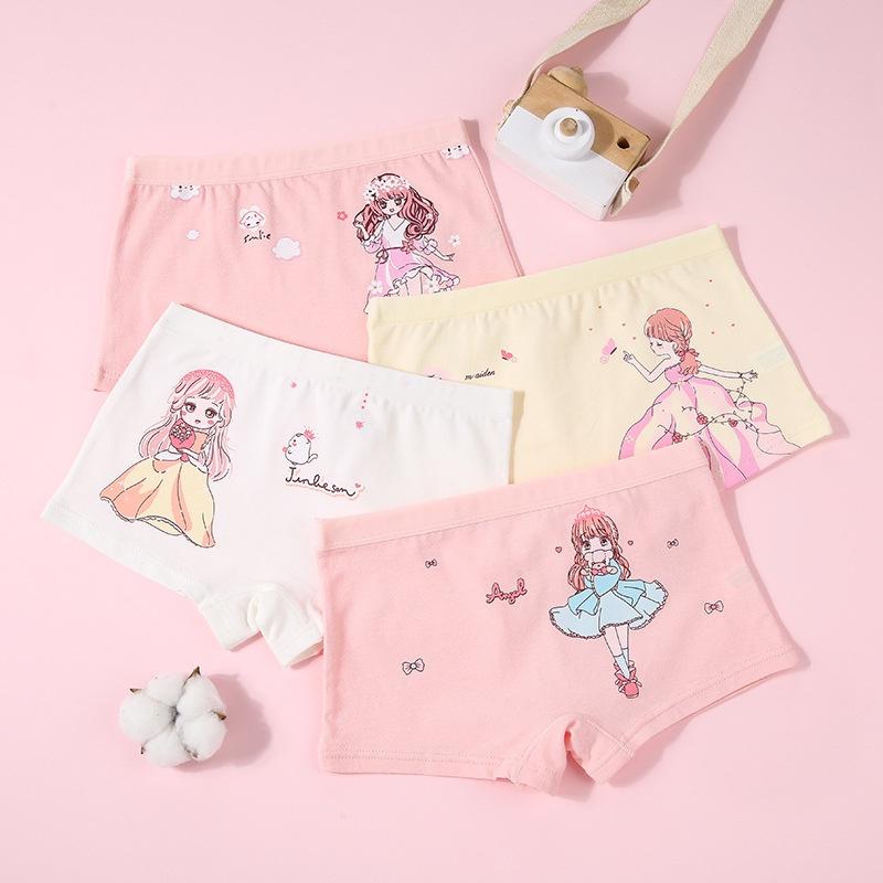 QL8 Size 120-160 Quần sịp đùi quần chíp bé gái Thời trang trẻ Em hàng quảng châu