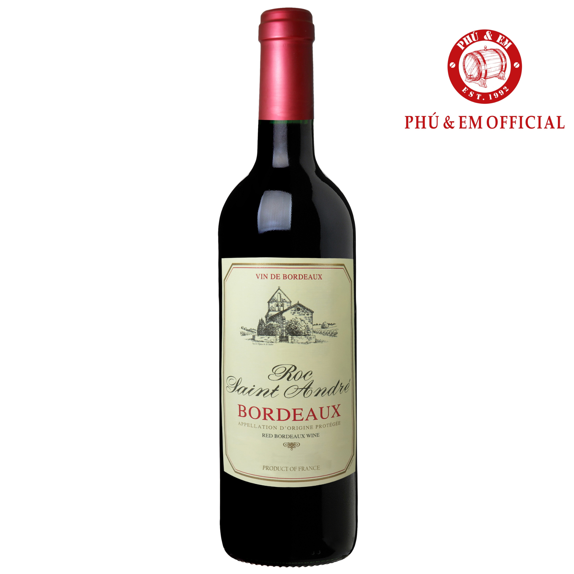 Rượu Vang Đỏ Pháp Roc Saint Andre Bordeaux