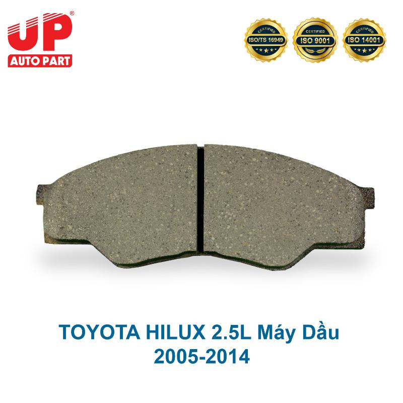 Má phanh bố thắng đĩa trước TOYOTA HILUX 2.5L Máy Dầu 2005-2014