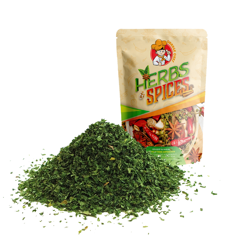 Lá Parsley mùi tây  sấy khô Túi 100G - Nhập khẩu chuyên dụng cho các món Âu