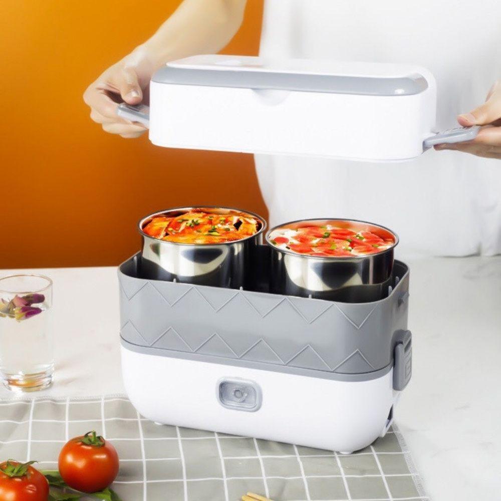 HỘP Ủ CƠM CẮM ĐIỆN ĐA NĂNG 4 NGĂN BUCOOK
