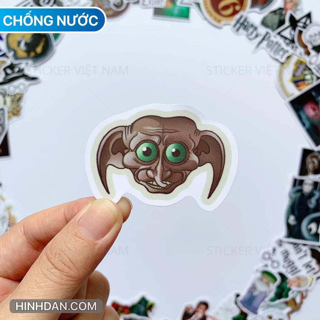 Sticker HARRY POTTER - Dán Trang Trí - Chất Liệu PVC Cán Màng Chất Lượng Cao Chống Nước, Chống Nắng, Không Bong Tróc Phai Màu