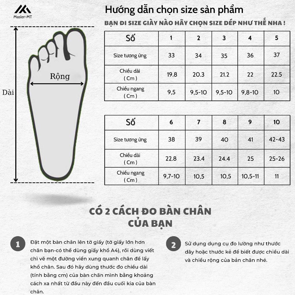 Dép quai ngang nam nữ M Masler-MT Germany với lớp quai thoáng khí khử mùi và đế chống nước GER