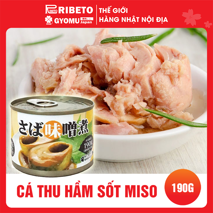 Cá thu hầm sốt Miso kobe Bussan 190g - Hàng Nhật nội địa