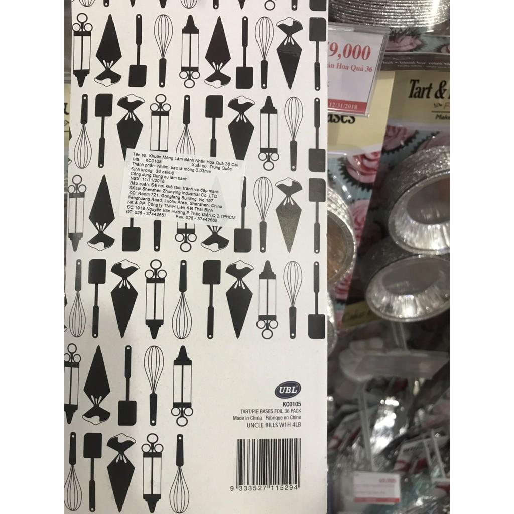 Bộ khuôn làm bánh 36 cái Uncle Bills KC0105