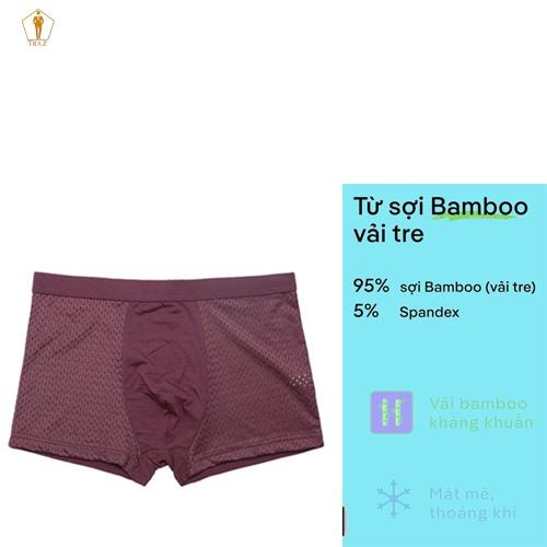 Quần lót TRAZ sịp boxer nam Bamboo kháng khuẩn