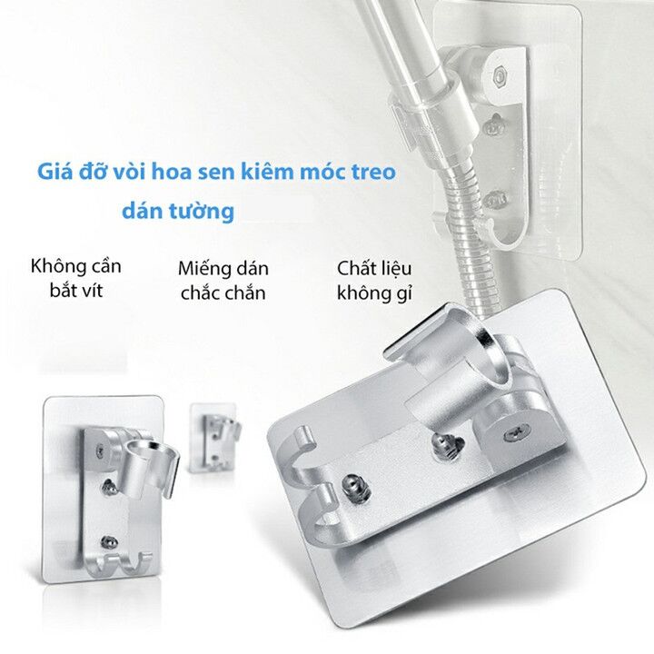  Bộ vòi hoa sen tăng áp 3 chế độ nước 1 vòi sen + 1 dây cấp nước vòi sen + 1 đế cài vòi sen