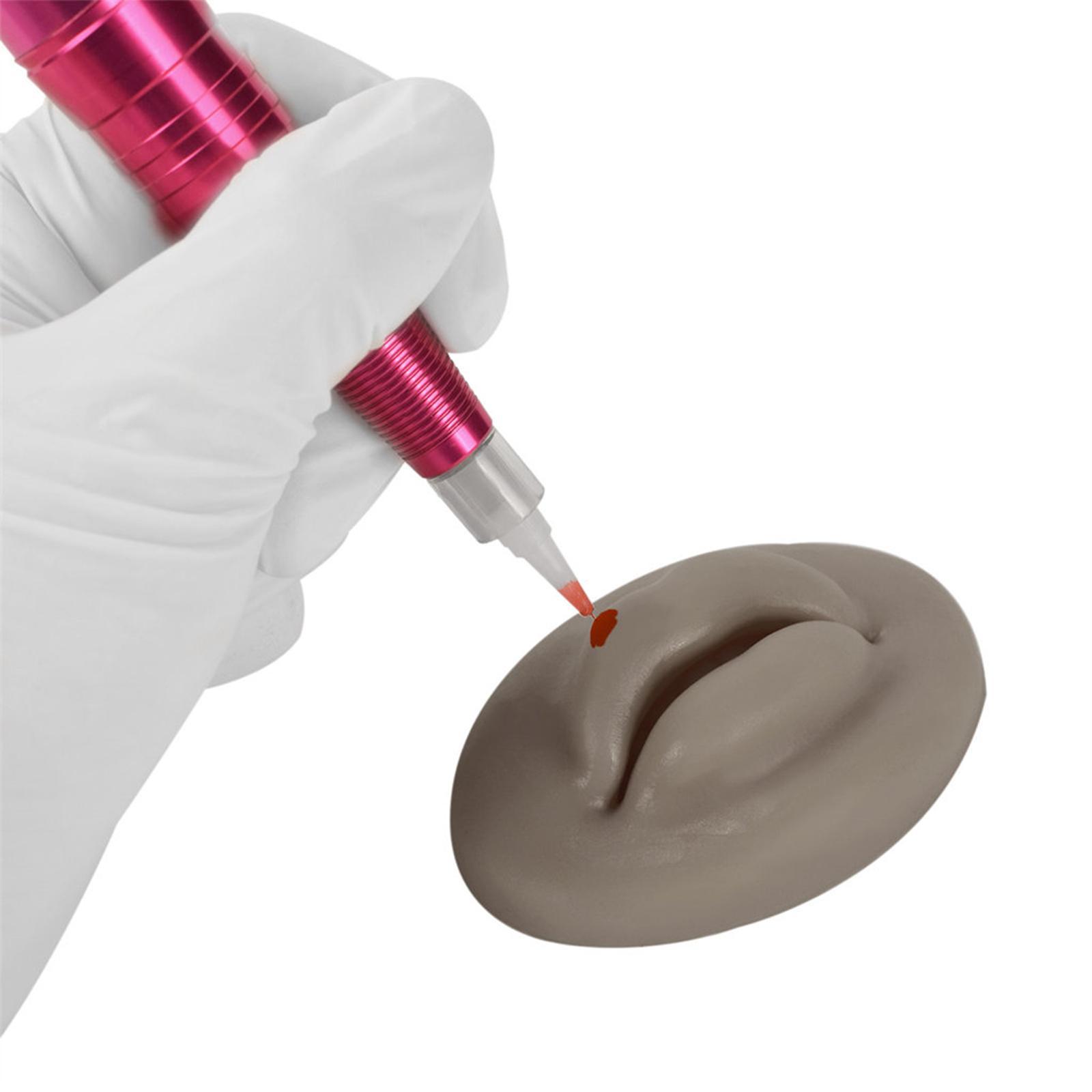 3D Silicone Lip Practice Skin  Waterproof for Training Accessories Skin