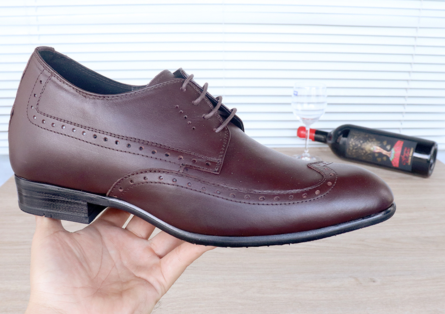 GIÀY TĂNG CHIỀU CAO GIÀY CAO DÀNH CHO NAM GIỚI T&TRA S1066 CỘT DÂY - CAO 6CM GIÀY ĐỘN NAM CAO VƯỢT TRỘI