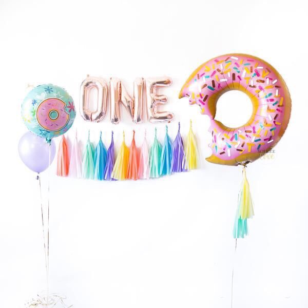 Bộ bong bóng sinh nhật donut Tnoi66