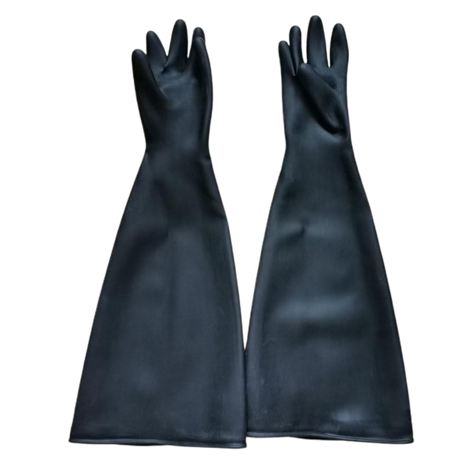 Latex Chemical Gloves Resistant Industrial Work Protective Long Gloves