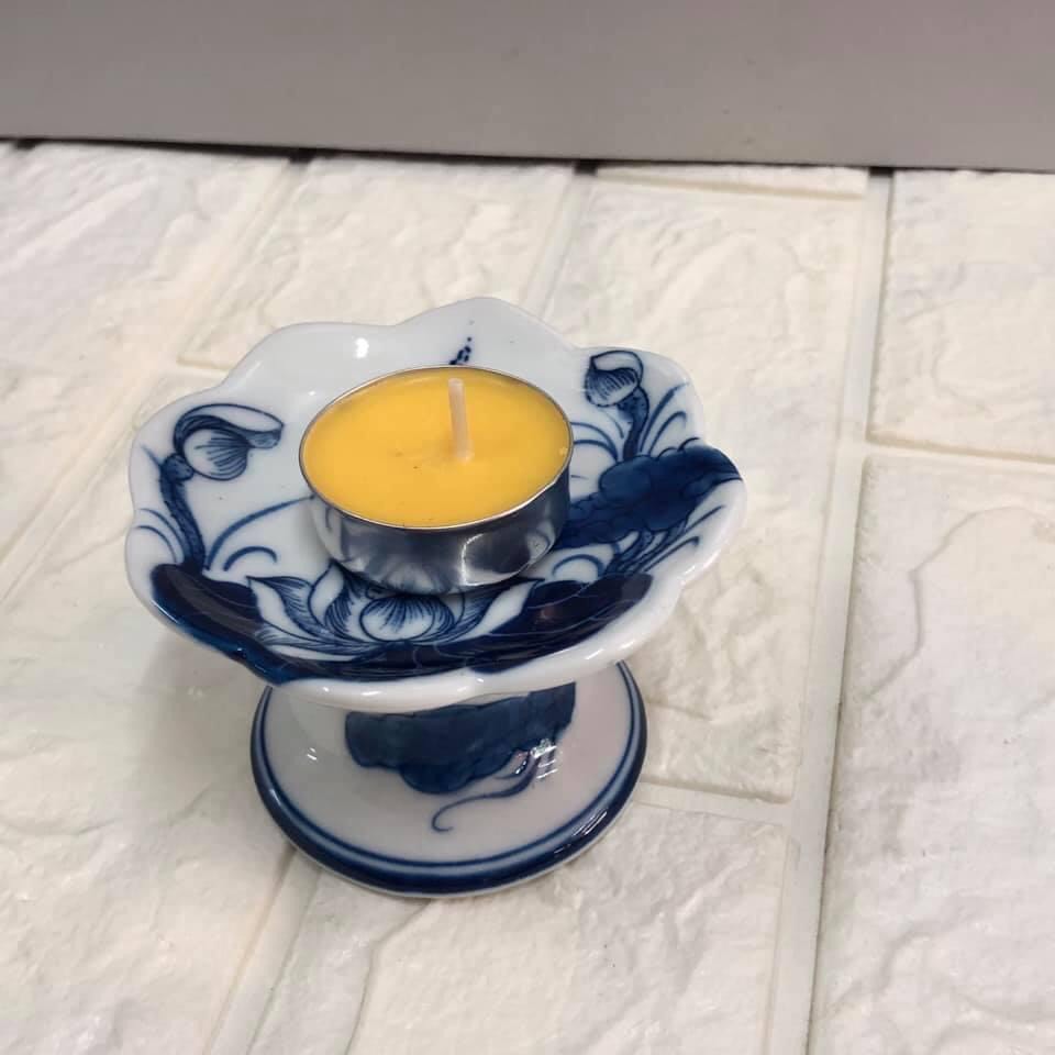 Chân đế sứ để nến thờ bằng sứ BH10107