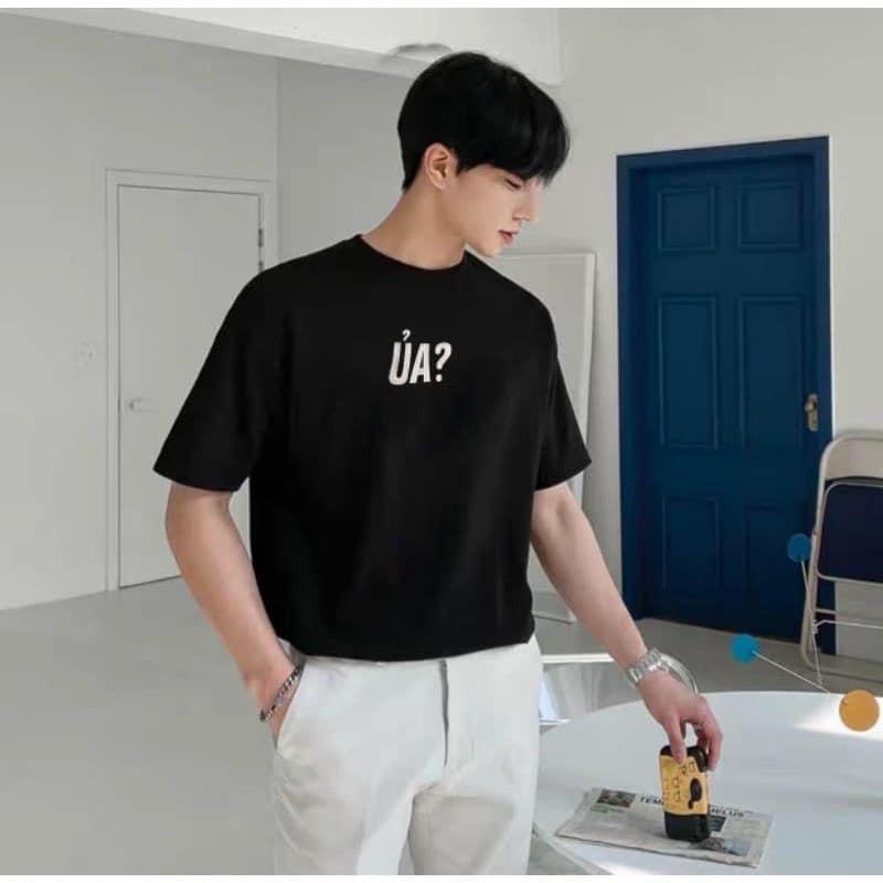 Áo thun nam nữ unisex form rộng " Ủa " trendy dễ thương