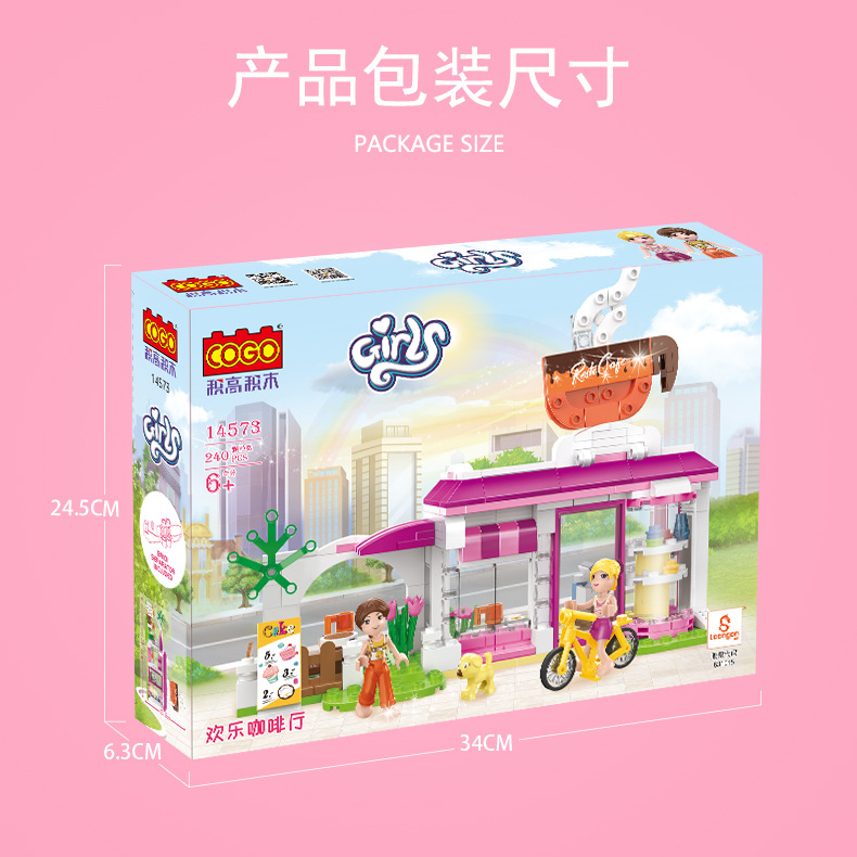 Đồ chơi lắp ghép quán cà phê hạnh phúc 14573