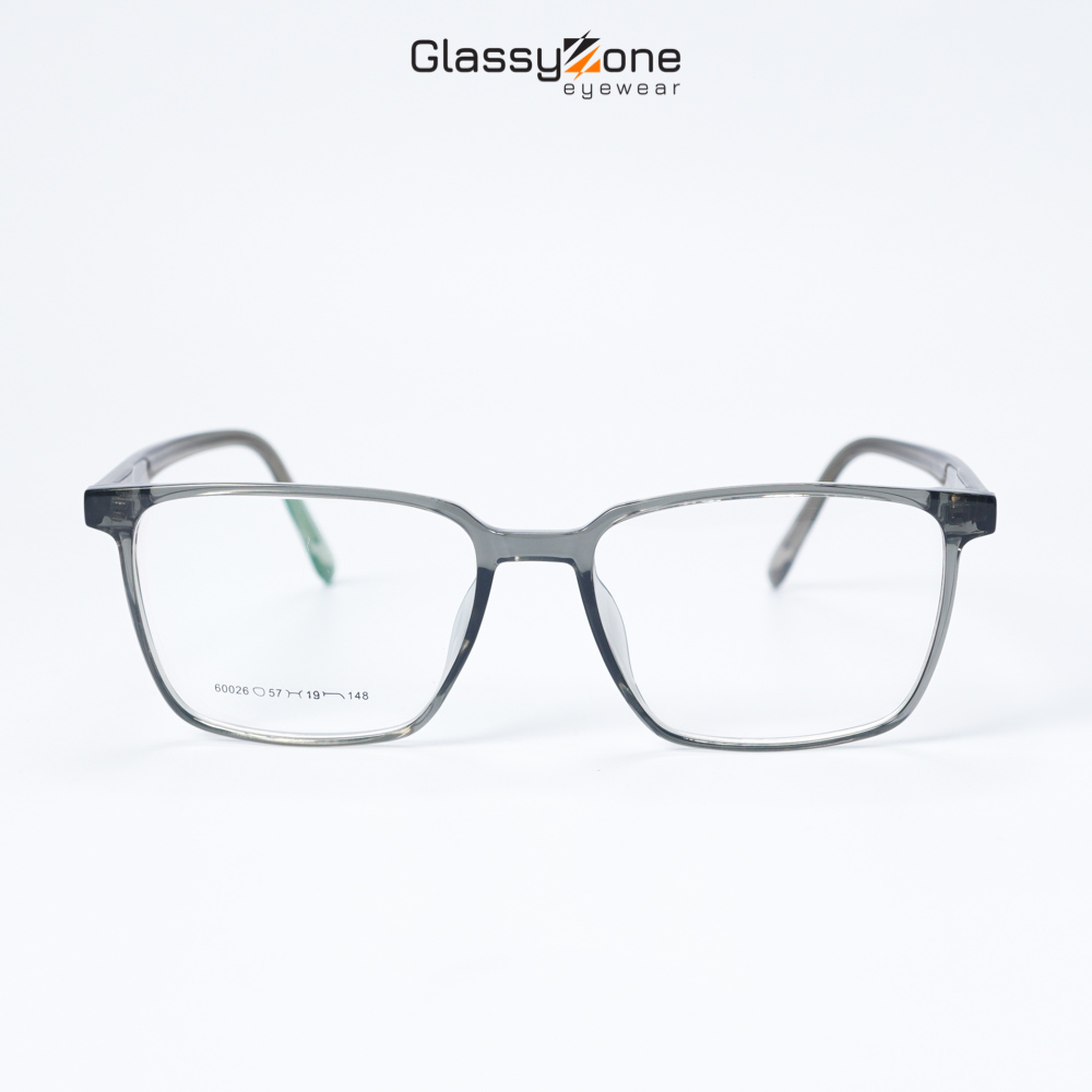 Gọng kính cận, Mắt kính giả cận nhựa dẻo Form Vuông Unisex Nam Nữ Bepo - GlassyZone