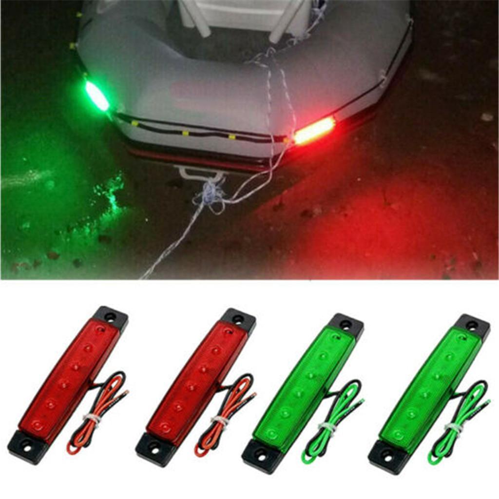 LED Signal Nav Navigation Light Strip Port Starboard Marine Boat Red Green Light