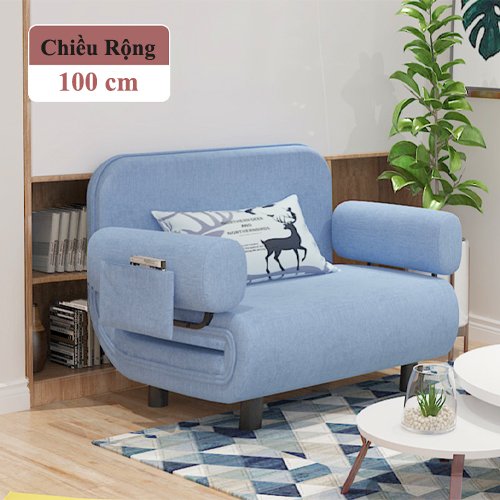 [FREESHIP + TẶNG GỐI] Ghế Sofa Giường Thông Minh Cao Cấp Sang Trọng, Giường Sofa 2 Trong 1 Đa Năng Với 5 Mức Điều Chỉnh Lưng Ghế Có Khóa Kéo Dễ Dàng Tháo Vệ Sinh