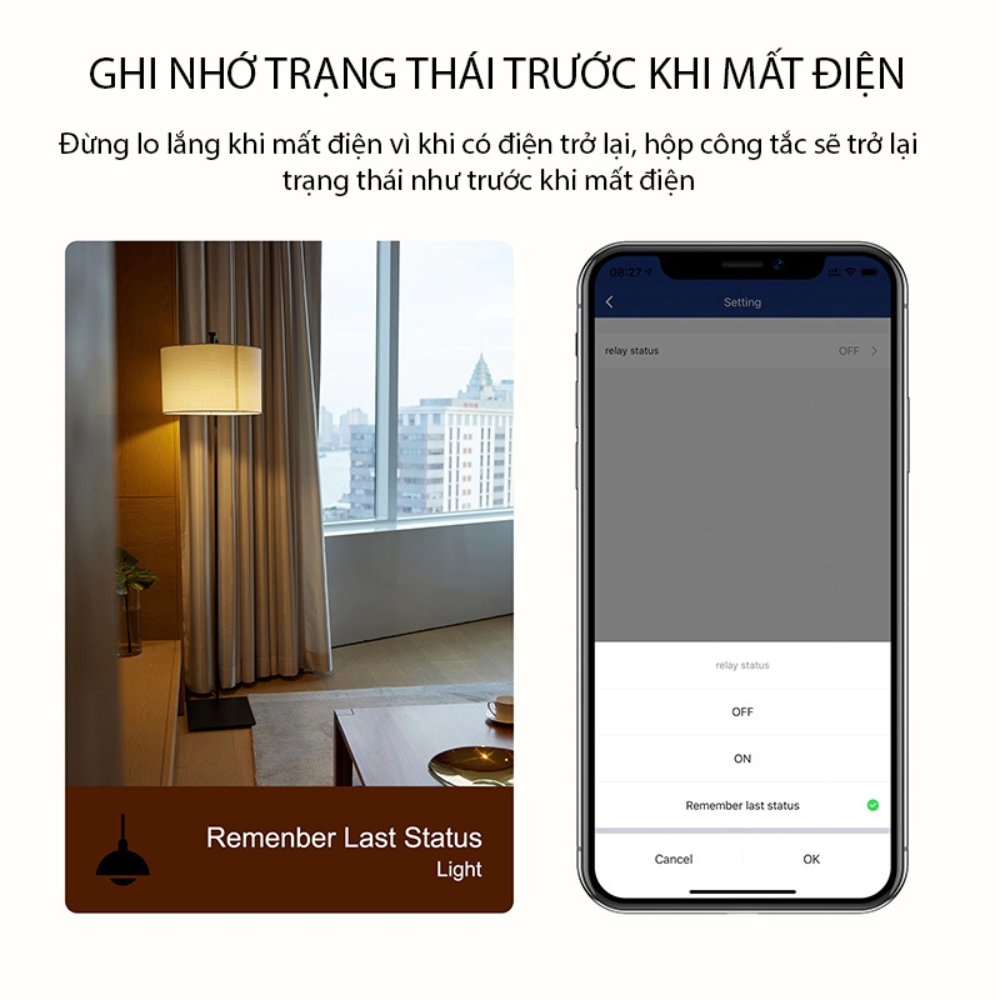 Hộp công tắc wifi mini 16A Homematic MK601