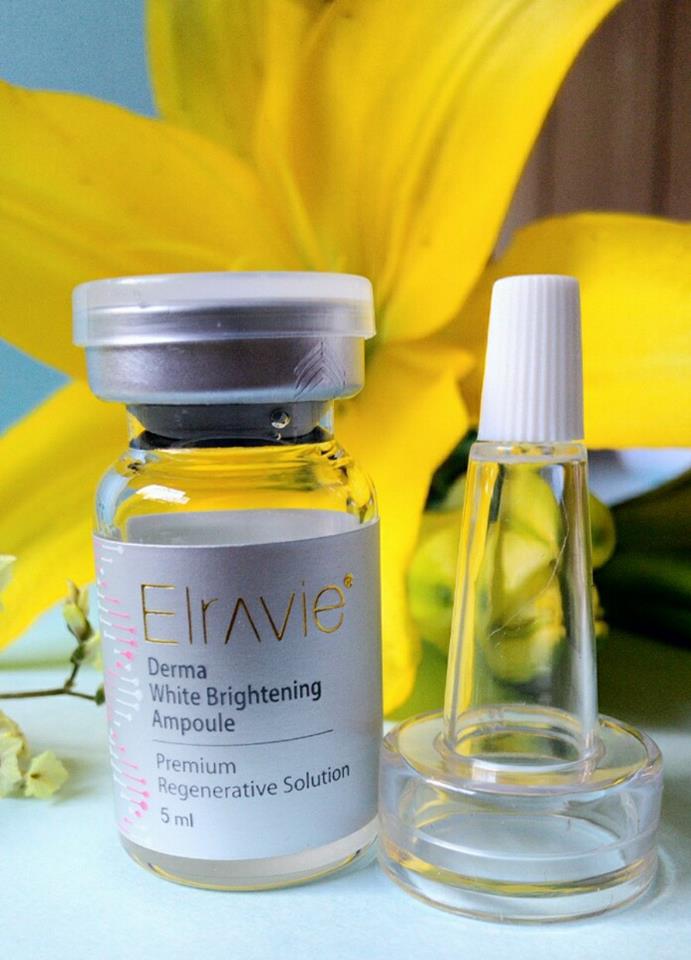 Serum tế bào gốc Elravie Derma White Brightening Ampoule 12 ống