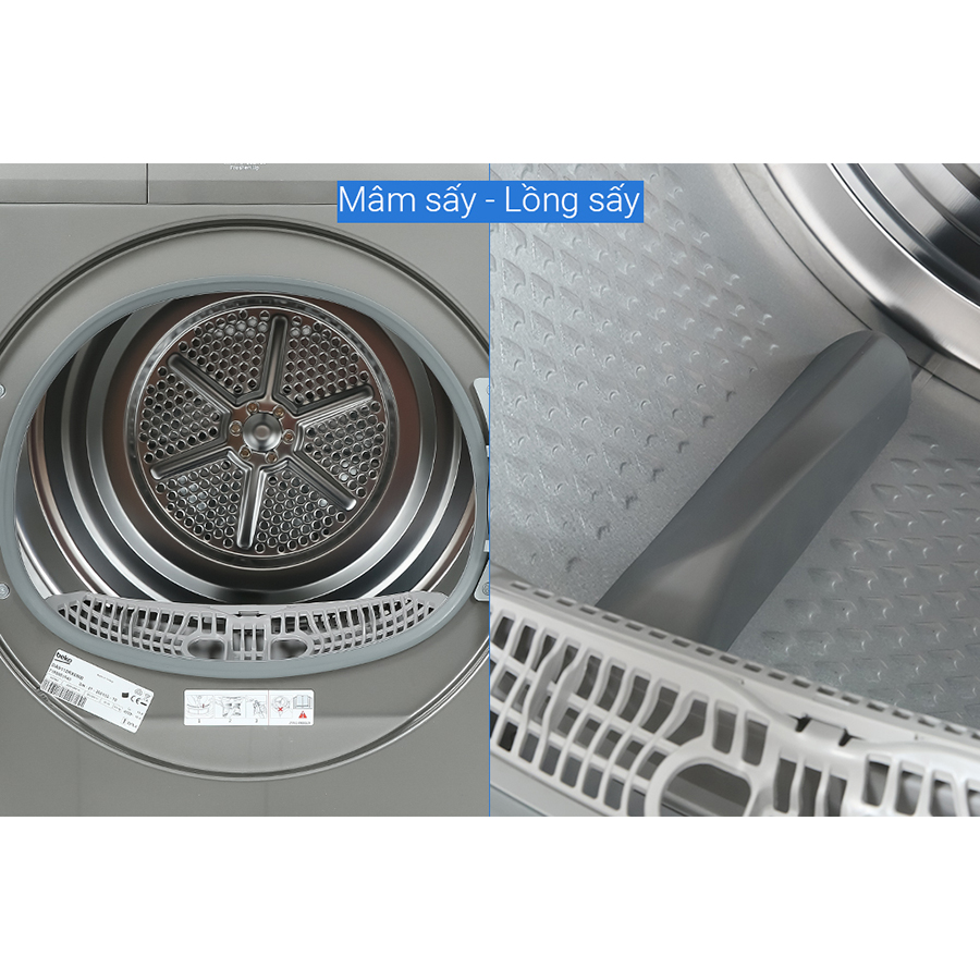 Máy sấy Beko 9 kg DA9112RX0MB - Chỉ Giao HCM