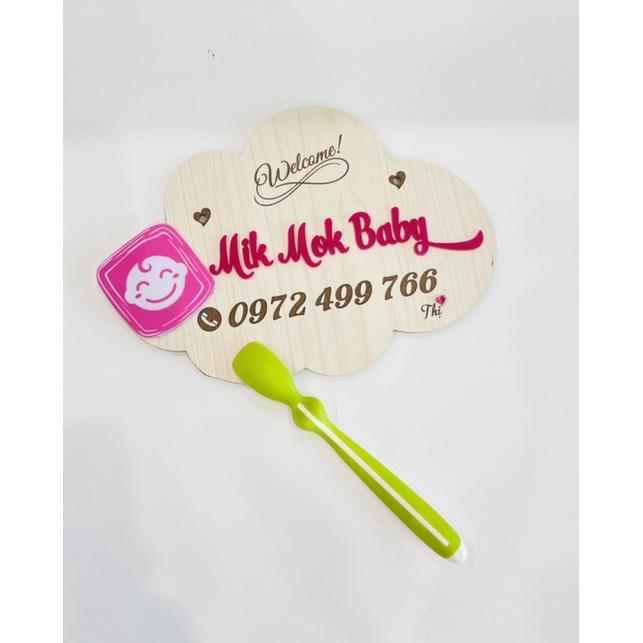 Thìa ăn dặm mềm nhựa có hộp của Nuk