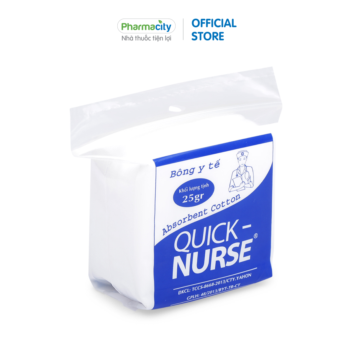 Bông y tế Quick Nurse (25g)