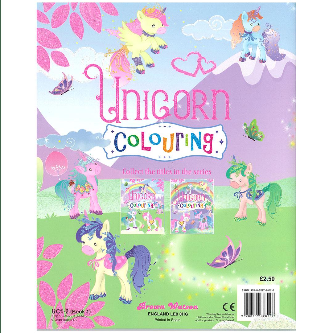 Unicorn Colouring 1